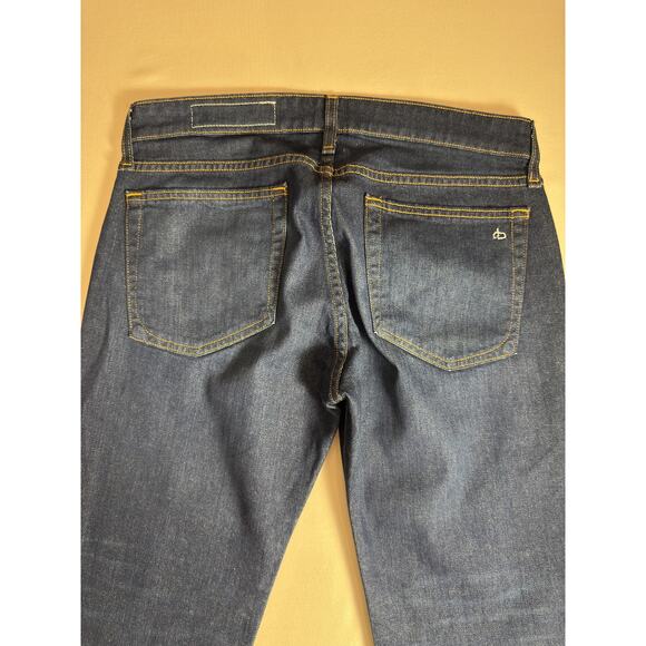 Rag & Bone Dre Low-Rise Slim Boyfriend Cambria/Dark Jeans Women Size 28 - Picture 11 of 11